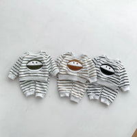 Load image into Gallery viewer, 2 Pieces Set Baby Kid Boys Striped Cartoon Tops And Pants Wholesale 23101921
