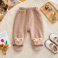 Load image into Gallery viewer, Baby Kid Girls Solid Color Cartoon Pants Wholesale 231019216
