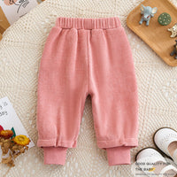 Load image into Gallery viewer, Baby Kid Girls Solid Color Cartoon Pants Wholesale 231019216

