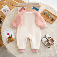 Load image into Gallery viewer, Baby Girls Letters Flower Jumpsuits Wholesale 231019217
