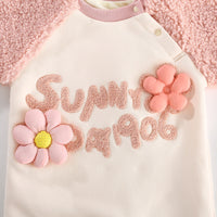 Load image into Gallery viewer, Baby Girls Letters Flower Jumpsuits Wholesale 231019217
