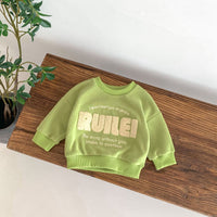 Load image into Gallery viewer, 2 Pieces Set Baby Kid Girls Boys Sports Embroidered Tops And Solid Color Pants Wholesale 23101922
