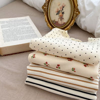 Load image into Gallery viewer, Baby Kid Girls Solid Color Striped Flower Polka dots Tops Wholesale 231019221
