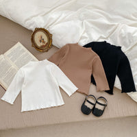 Load image into Gallery viewer, Baby Kid Girls Solid Color Striped Flower Polka dots Tops Wholesale 231019221
