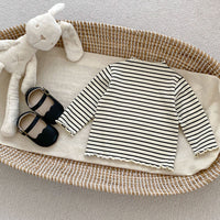 Load image into Gallery viewer, Baby Kid Girls Solid Color Striped Flower Polka dots Tops Wholesale 231019221
