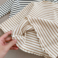 Load image into Gallery viewer, Baby Kid Girls Solid Color Striped Flower Polka dots Tops Wholesale 231019221
