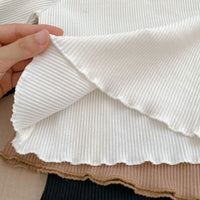 Load image into Gallery viewer, Baby Kid Girls Solid Color Striped Flower Polka dots Tops Wholesale 231019221
