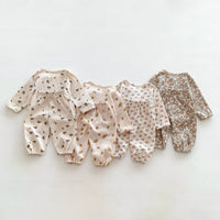 Load image into Gallery viewer, Baby Kid Girls Flower Fruit Print Sleepwears Wholesale 23101925

