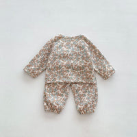 Load image into Gallery viewer, Baby Kid Girls Flower Fruit Print Sleepwears Wholesale 23101925

