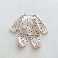 Load image into Gallery viewer, Baby Kid Girls Flower Fruit Print Sleepwears Wholesale 23101925
