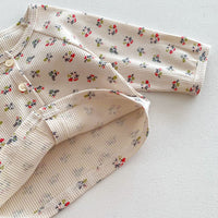 Load image into Gallery viewer, Baby Kid Girls Flower Fruit Print Sleepwears Wholesale 23101925
