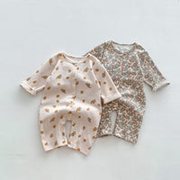 Load image into Gallery viewer, Baby Kid Girls Flower Fruit Print Jumpsuits Wholesale 23101926
