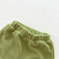 Load image into Gallery viewer, 2 Pieces Set Baby Kid Girls Boys Solid Color Hoodies Sweatshirts And Striped Pants Wholesale 23101930
