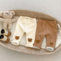 Load image into Gallery viewer, Baby Kid Girls Solid Color Cartoon Pants Wholesale 23101932
