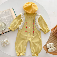 Load image into Gallery viewer, Baby Kid Girls Flower Jumpsuits Wholesale 23101938
