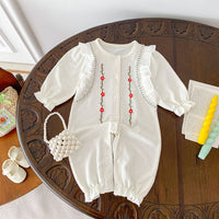 Load image into Gallery viewer, Baby Kid Girls Flower Jumpsuits Wholesale 23101938
