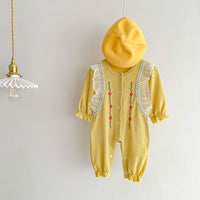 Load image into Gallery viewer, Baby Kid Girls Flower Jumpsuits Wholesale 23101938
