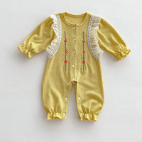 Load image into Gallery viewer, Baby Kid Girls Flower Jumpsuits Wholesale 23101938
