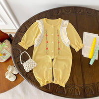 Load image into Gallery viewer, Baby Kid Girls Flower Jumpsuits Wholesale 23101938
