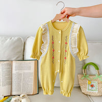 Load image into Gallery viewer, Baby Kid Girls Flower Jumpsuits Wholesale 23101938
