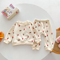 Load image into Gallery viewer, 2 Pieces Set Baby Kid Girls Fruit Print Tops And Pants Wholesale 23101941
