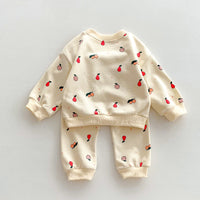 Load image into Gallery viewer, 2 Pieces Set Baby Kid Girls Fruit Print Tops And Pants Wholesale 23101941
