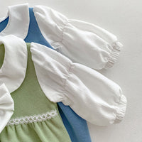 Load image into Gallery viewer, Baby Kid Girls Color-blocking Bow Jumpsuits Wholesale 23101942
