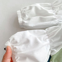 Load image into Gallery viewer, Baby Kid Girls Color-blocking Bow Jumpsuits Wholesale 23101942
