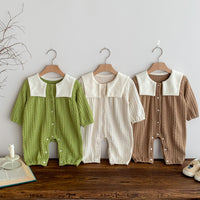 Load image into Gallery viewer, Baby Kid Girls Boys Solid Color Cartoon Jumpsuits Wholesale 23101944
