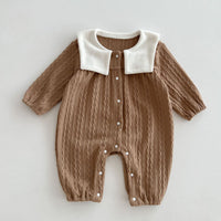 Load image into Gallery viewer, Baby Kid Girls Boys Solid Color Cartoon Jumpsuits Wholesale 23101944
