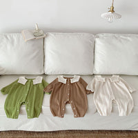 Load image into Gallery viewer, Baby Kid Girls Boys Solid Color Cartoon Jumpsuits Wholesale 23101944
