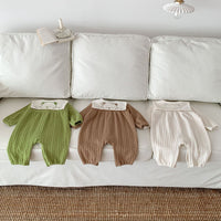 Load image into Gallery viewer, Baby Kid Girls Boys Solid Color Cartoon Jumpsuits Wholesale 23101944
