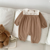 Load image into Gallery viewer, Baby Kid Girls Boys Solid Color Cartoon Jumpsuits Wholesale 23101944
