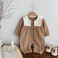 Load image into Gallery viewer, Baby Kid Girls Boys Solid Color Cartoon Jumpsuits Wholesale 23101944
