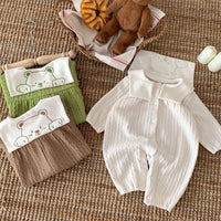 Load image into Gallery viewer, Baby Kid Girls Boys Solid Color Cartoon Jumpsuits Wholesale 23101944
