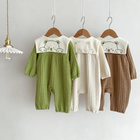 Load image into Gallery viewer, Baby Kid Girls Boys Solid Color Cartoon Jumpsuits Wholesale 23101944
