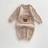 Load image into Gallery viewer, Baby Kid Girls Boys Solid Color Cartoon Jumpsuits Wholesale 23101947
