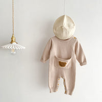 Load image into Gallery viewer, Baby Kid Girls Boys Solid Color Cartoon Jumpsuits Wholesale 23101947
