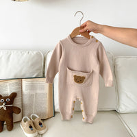 Load image into Gallery viewer, Baby Kid Girls Boys Solid Color Cartoon Jumpsuits Wholesale 23101947
