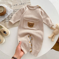 Load image into Gallery viewer, Baby Kid Girls Boys Solid Color Cartoon Jumpsuits Wholesale 23101947
