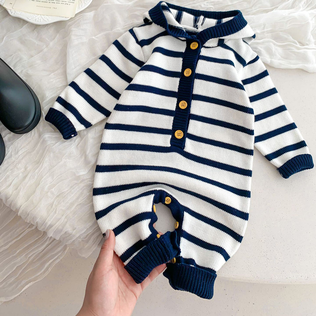 Baby Kid Boys Striped Jumpsuits Wholesale 23101948
