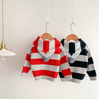 Load image into Gallery viewer, Baby Kid Boys Striped Color-blocking Cardigan Wholesale 23101950
