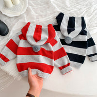 Load image into Gallery viewer, Baby Kid Boys Striped Color-blocking Cardigan Wholesale 23101950
