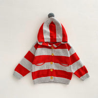 Load image into Gallery viewer, Baby Kid Boys Striped Color-blocking Cardigan Wholesale 23101950
