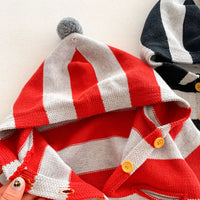 Load image into Gallery viewer, Baby Kid Boys Striped Color-blocking Cardigan Wholesale 23101950
