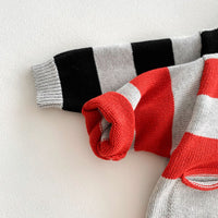 Load image into Gallery viewer, Baby Kid Boys Striped Color-blocking Cardigan Wholesale 23101950
