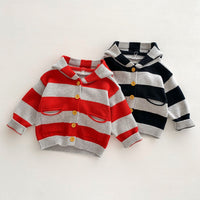 Load image into Gallery viewer, Baby Kid Boys Striped Color-blocking Cardigan Wholesale 23101950
