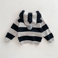 Load image into Gallery viewer, Baby Kid Boys Striped Color-blocking Cardigan Wholesale 23101950
