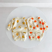 Load image into Gallery viewer, 2 Pieces Set Baby Kid Girls Fruit Print Tops And Pants Wholesale 23101952
