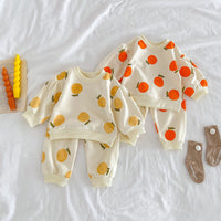 Load image into Gallery viewer, 2 Pieces Set Baby Kid Girls Fruit Print Tops And Pants Wholesale 23101952
